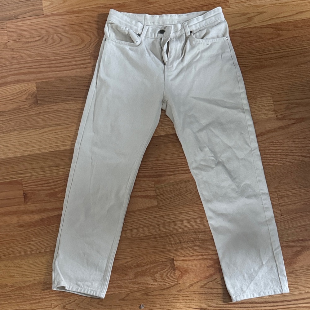 Zara Beige Casual Trousers